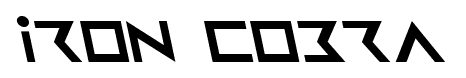 Iron Cobra font