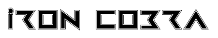 Iron Cobra font