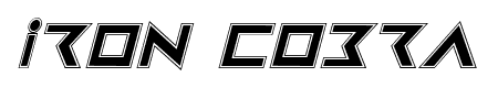 Iron Cobra font
