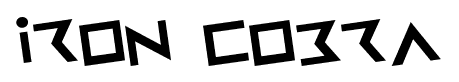 Iron Cobra font