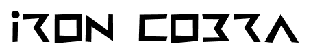 Iron Cobra font