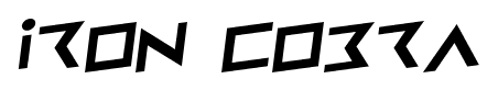 Iron Cobra font