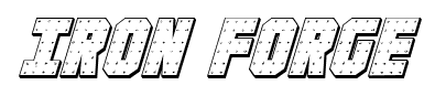 Iron Forge font