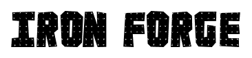 Iron Forge font