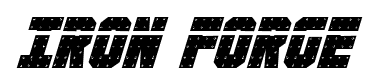 Iron Forge font