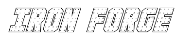 Iron Forge font
