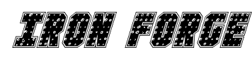 Iron Forge font