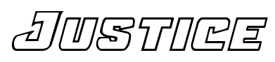 Justice font