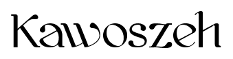 Kawoszeh font