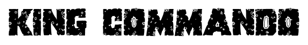 King Commando font