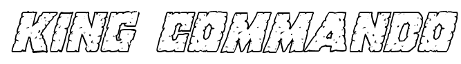 King Commando font