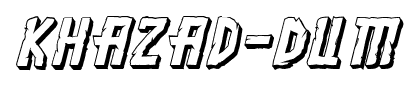 Khazad-Dum font