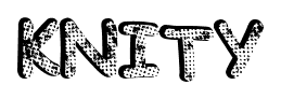 Knity font