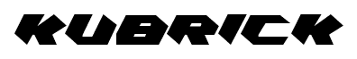 Kubrick font