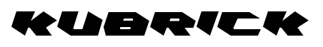 Kubrick font