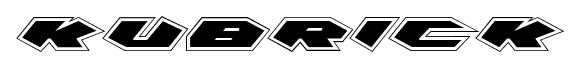 Kubrick font