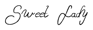 Sweet Lady font