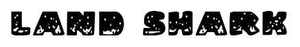 Land Shark font