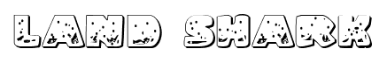 Land Shark font