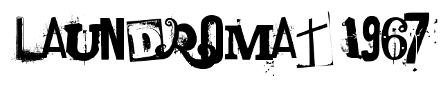 Laundromat 1967 font