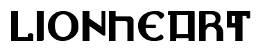 Lionheart font