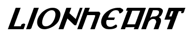 Lionheart font