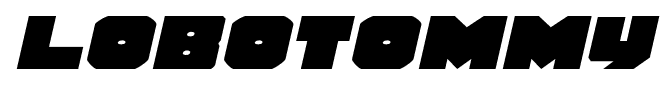 Lobotommy font