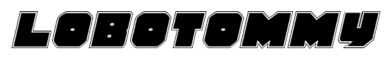Lobotommy font