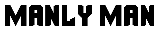 Manly Man font