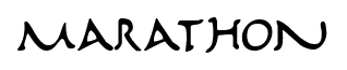 Marathon font
