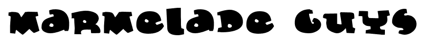Marmelade Guys font