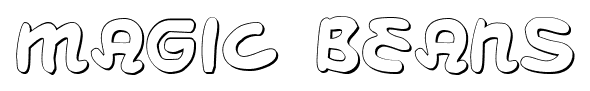 Magic Beans font