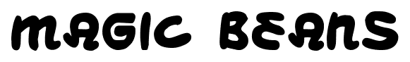 Magic Beans font