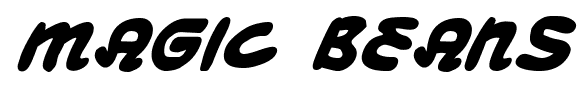 Magic Beans font