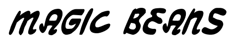 Magic Beans font