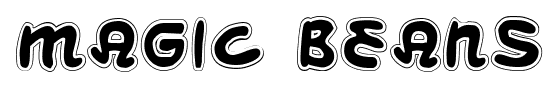 Magic Beans font