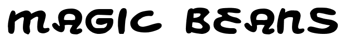 Magic Beans font