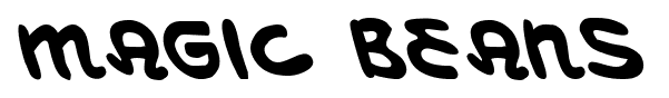 Magic Beans font