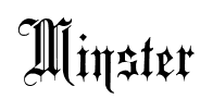 Minster font
