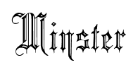 Minster font
