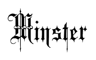 Minster font