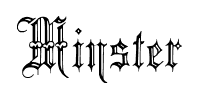 Minster font