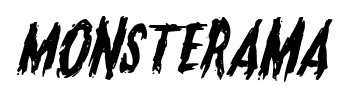 Monsterama font