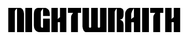 Nightwraith font