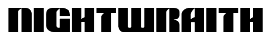 Nightwraith font