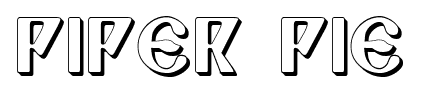 Piper Pie font