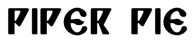 Piper Pie font