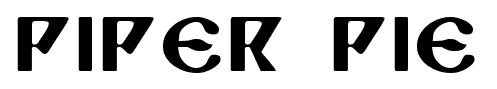 Piper Pie font