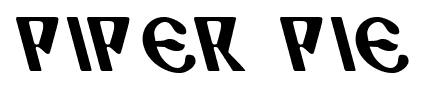 Piper Pie font