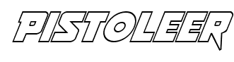 Pistoleer font